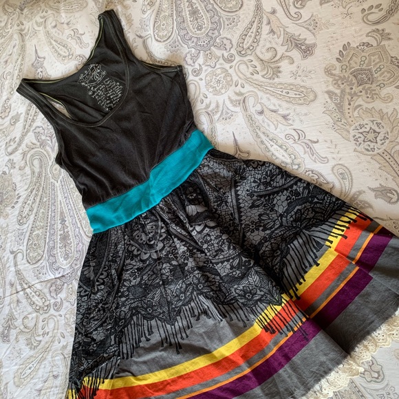 Patterned Mini Dress - Picture 2 of 4